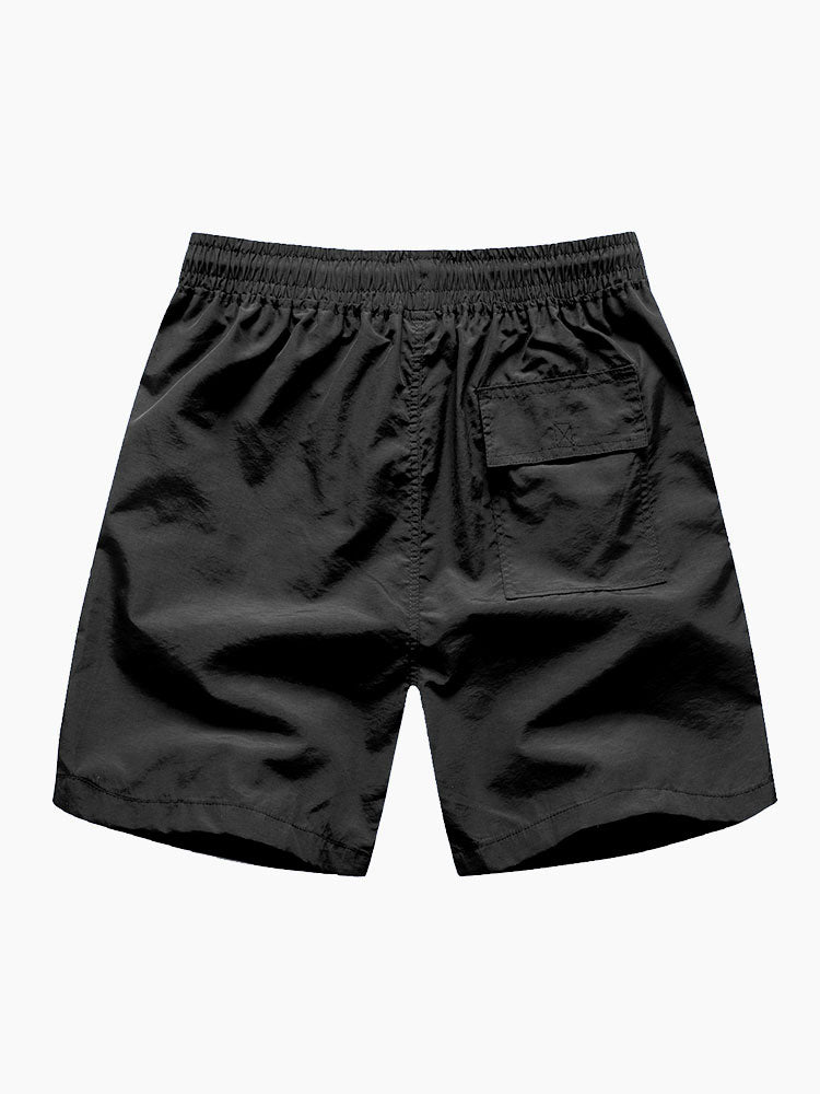 Island Sailing Print Button-Up Shirt & Swim Shorts