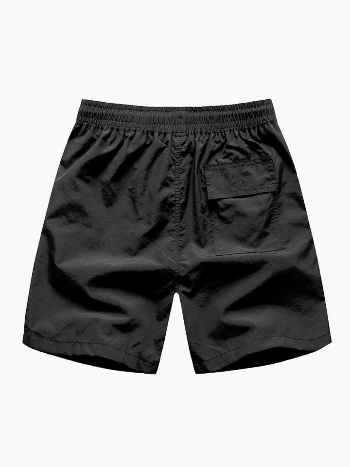 Island Sailing Print Button-Up Shirt & Swim Shorts