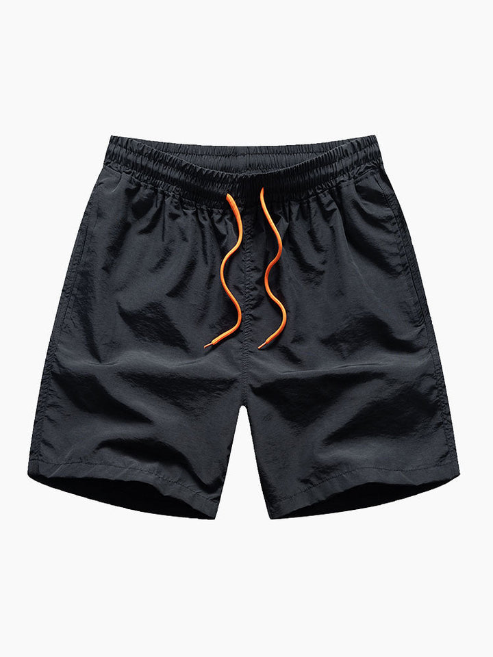 Island Sailing Print Button-Up Shirt & Swim Shorts
