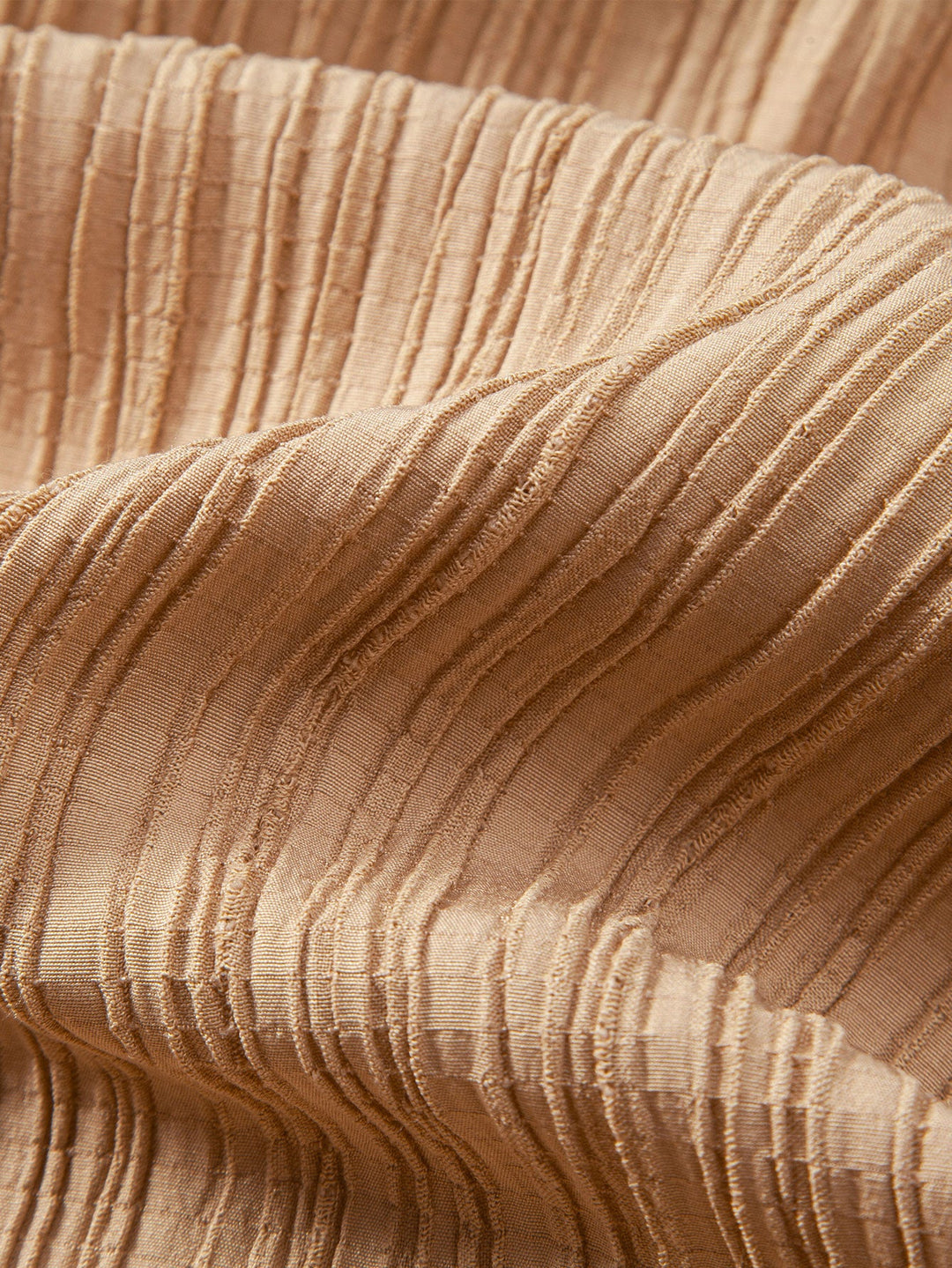 Wrinkled texture Button-down shirt