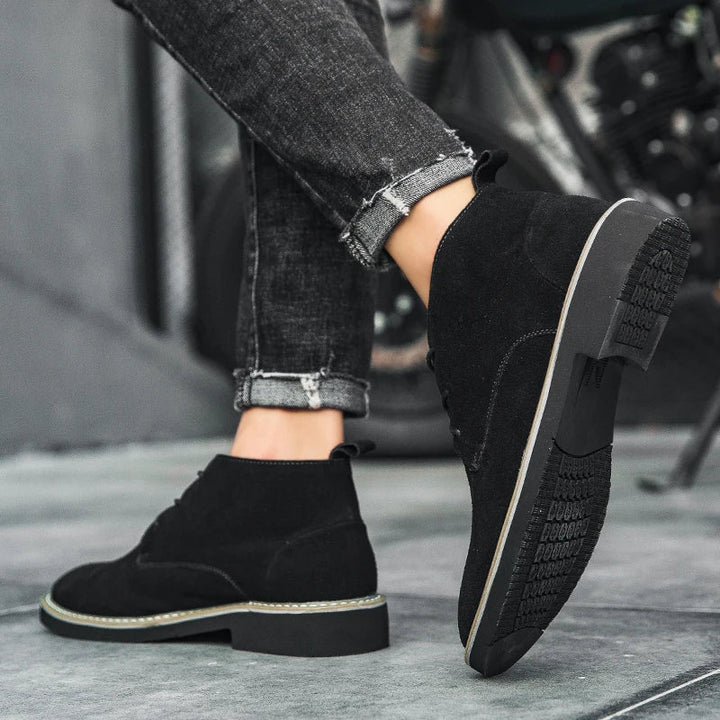 MADRID | Elevator-Suede-Shoe +2.4 Inches