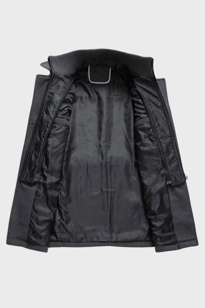 Immanuël™ Wool Blend Stand Collar Men’s Coat