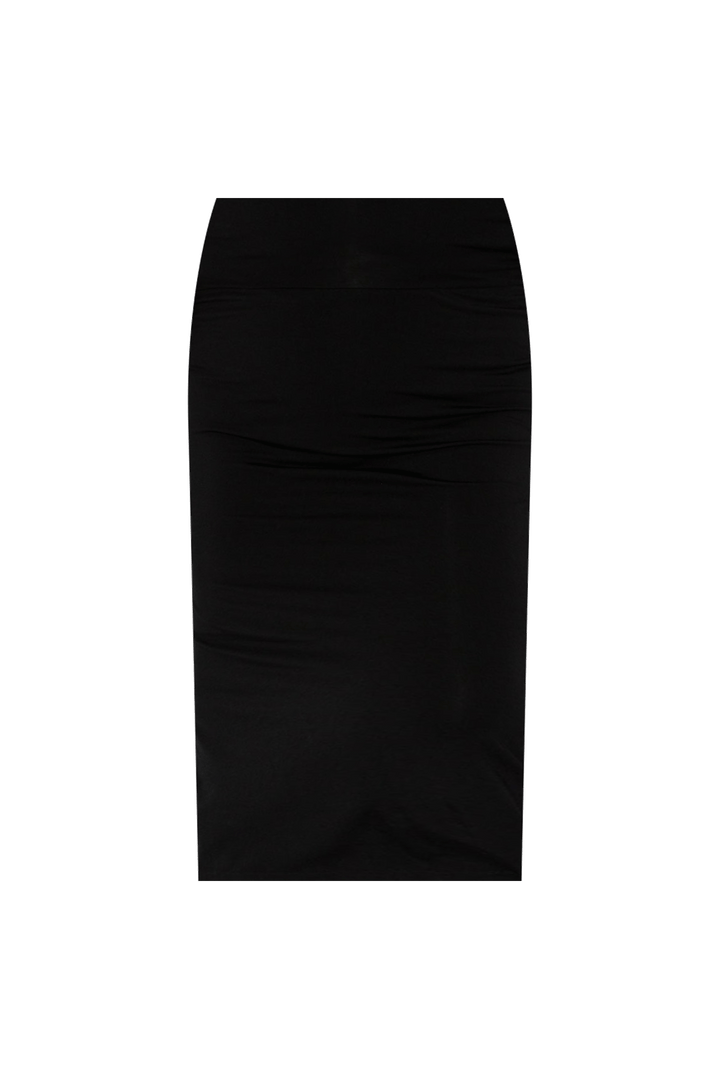 Black Bamboo Maxi Tube Skirt