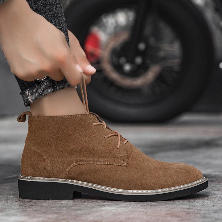 MADRID | Elevator-Suede-Shoe +2.4 Inches