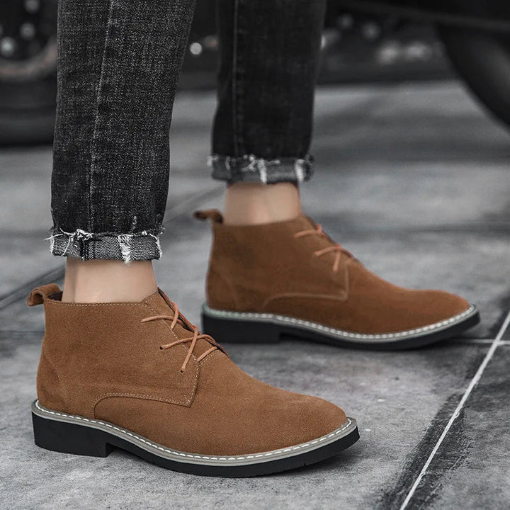 MADRID | Elevator-Suede-Shoe +2.4 Inches