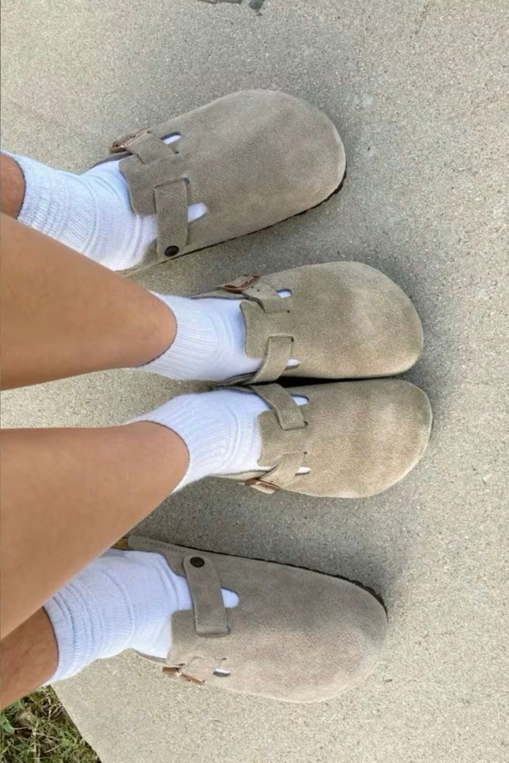 Classic Suede Clogs