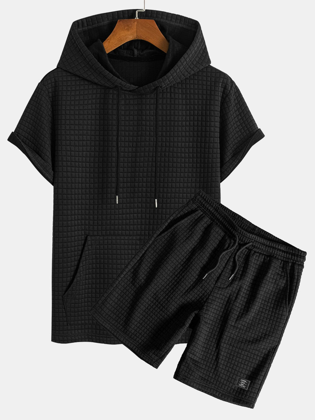 Kangoeroezak Wafel Hoodie T-Shirt & Shorts