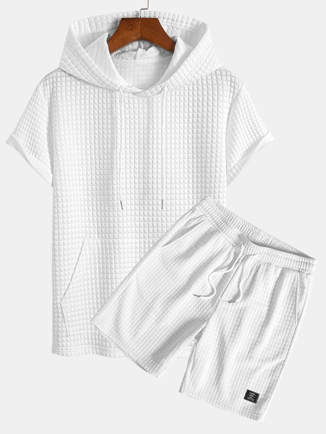 Kangoeroezak Wafel Hoodie T-Shirt & Shorts