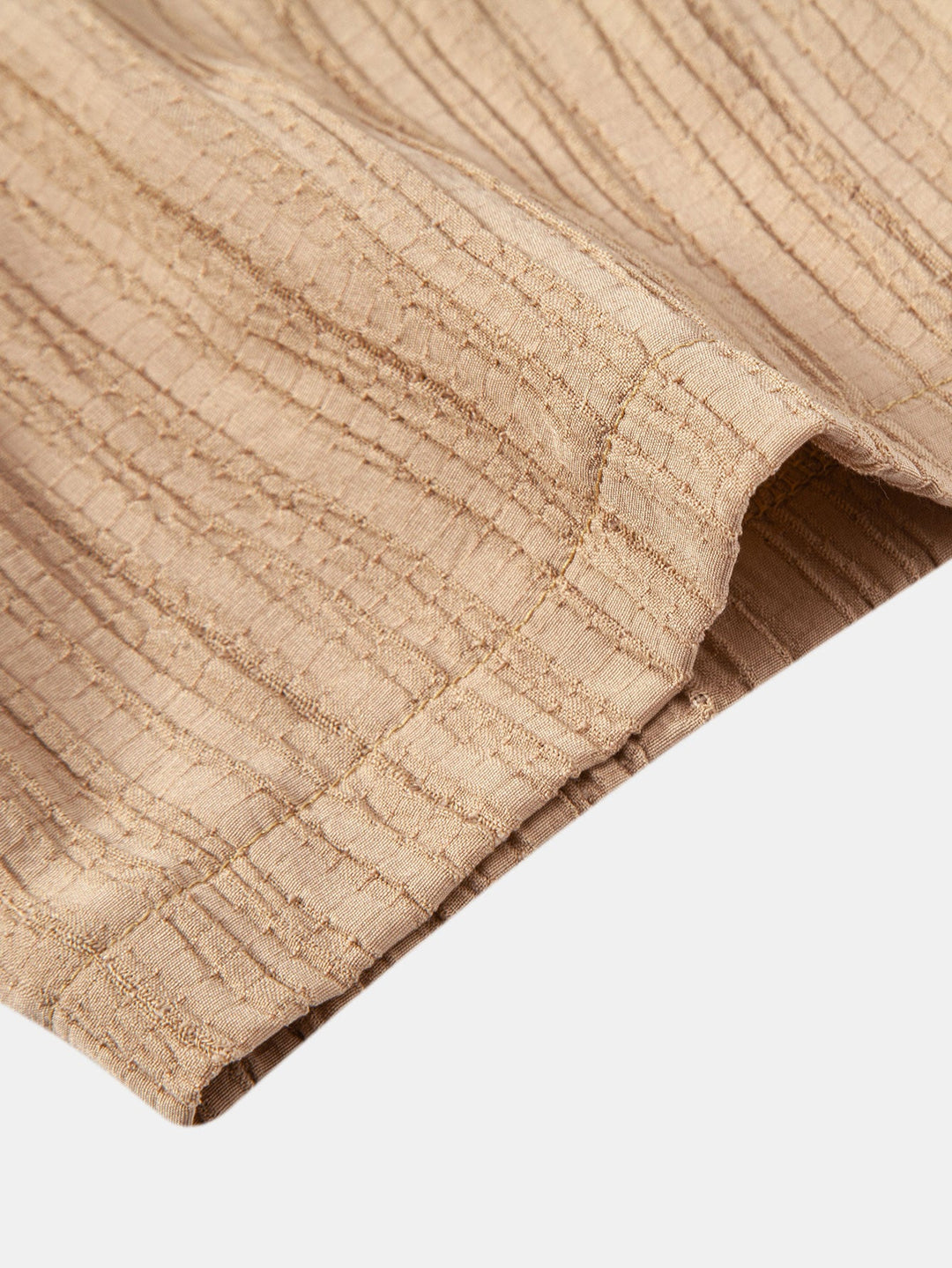 Wrinkled texture Button-down shirt