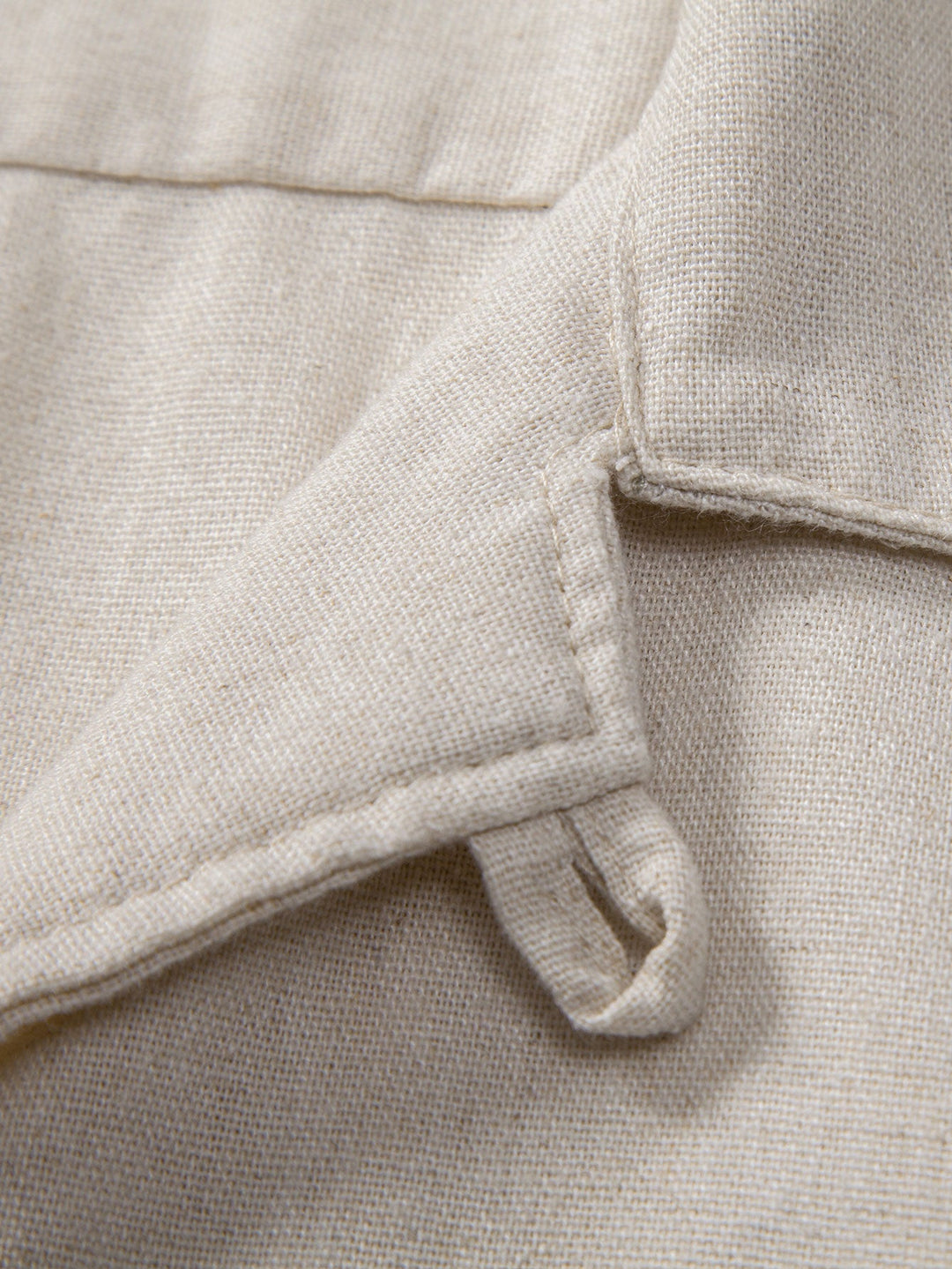 Linen Cuban Shirt with Pockets
