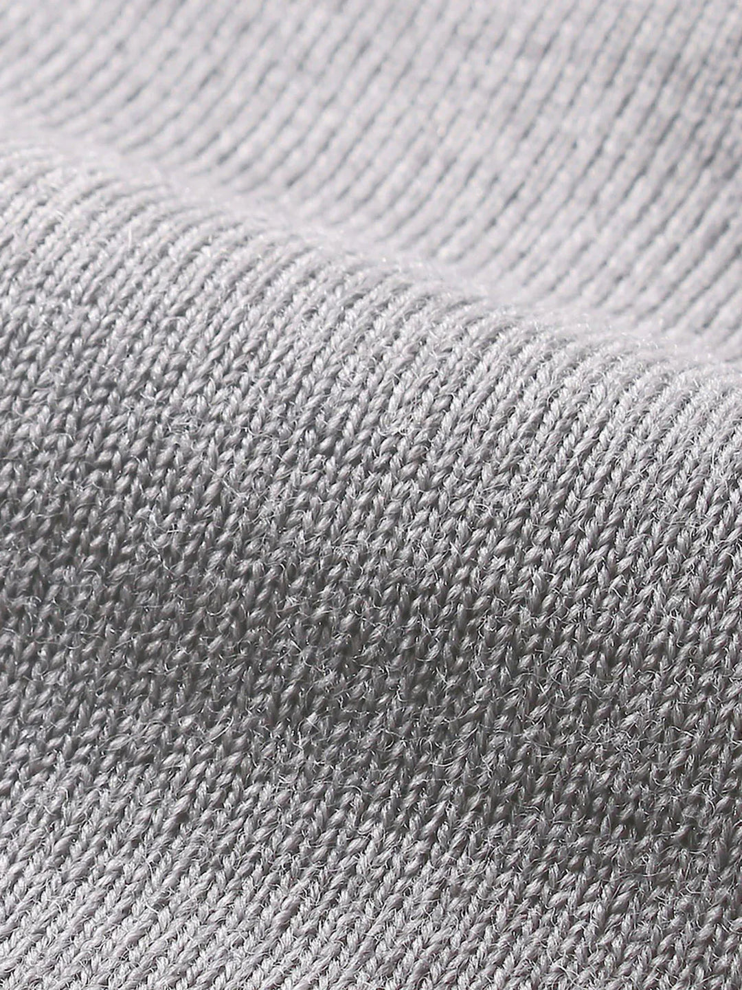 MARSEILLE - GRIJS MERINO HALFZIP SWEATER