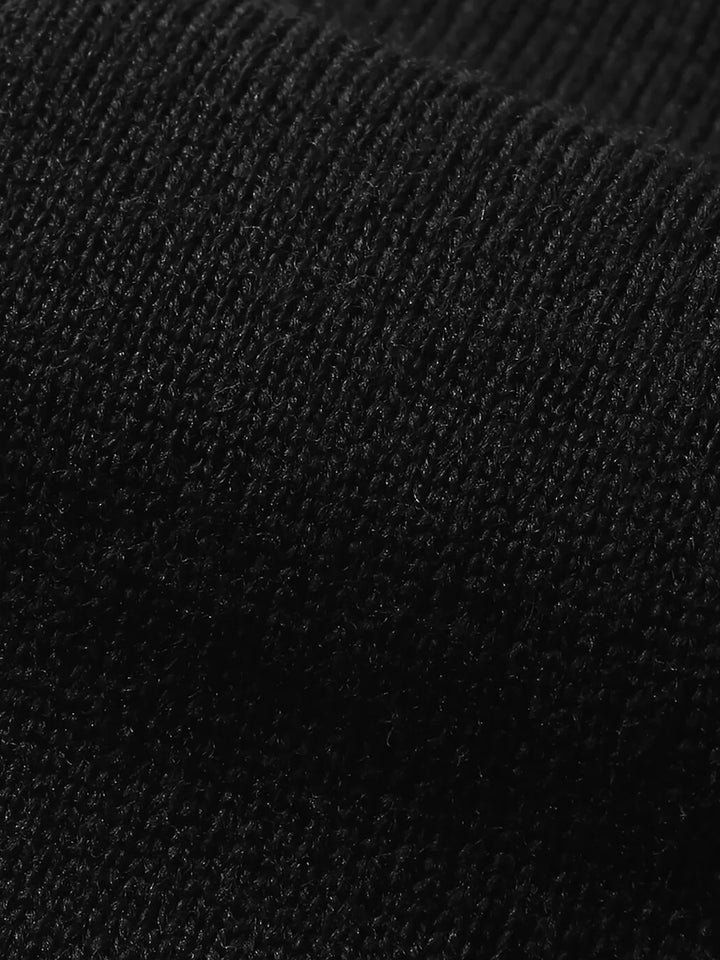 ZURICH - BLACK MERINO TURTLENECK