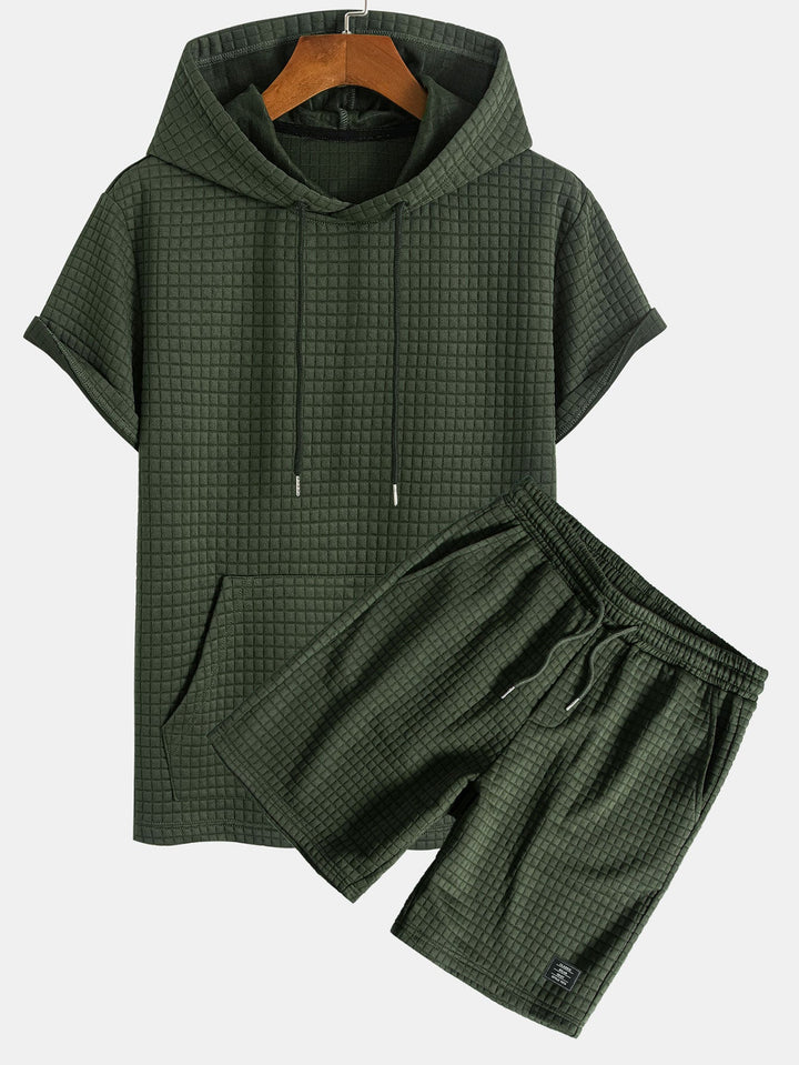 Kangoeroezak Wafel Hoodie T-Shirt & Shorts