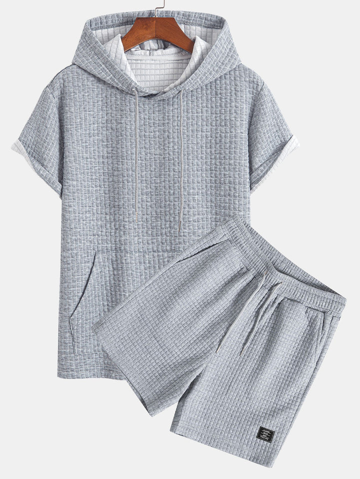 Kangoeroezak Wafel Hoodie T-Shirt & Shorts