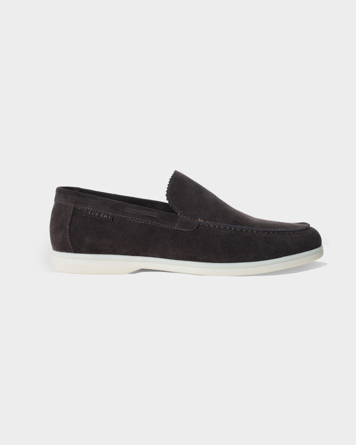 MONACO - CHOCOLATE SUÈDE YACHT LOAFERS