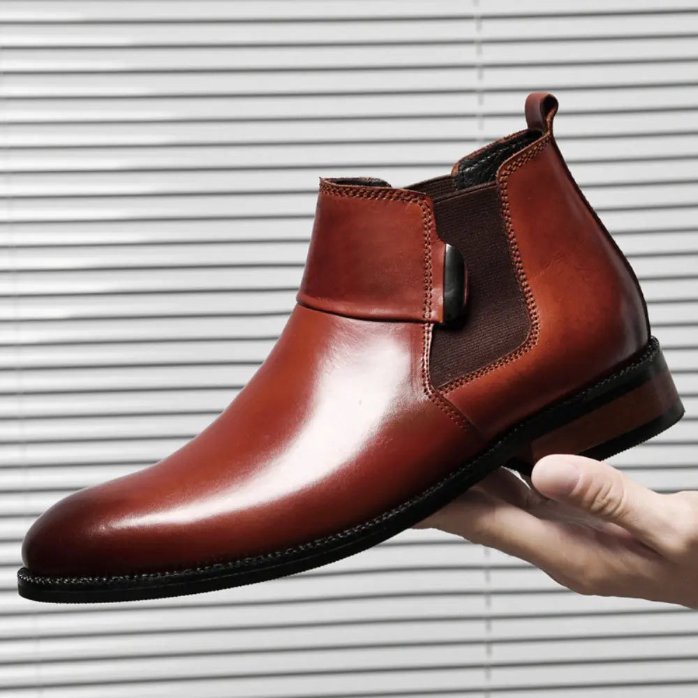 Lustrous Chelsea Boots +3 Inches