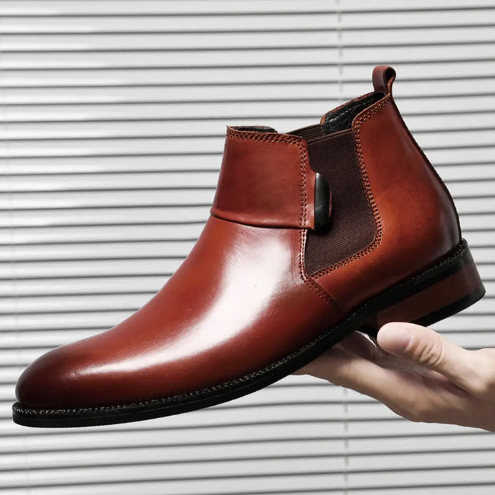 Lustrous Chelsea Boots +3 Inches