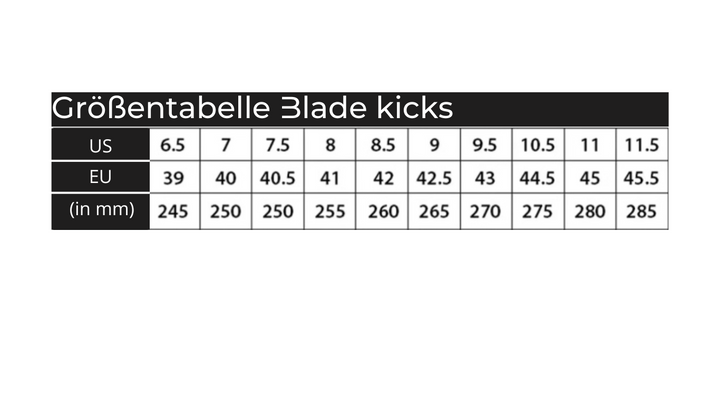 BLADE KICKS Rot +8CM Erhöhung
