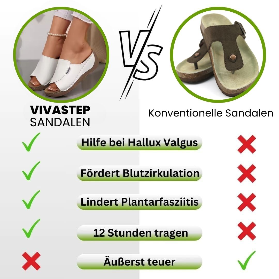 VivaStep Sandals - Ergonomic & non-slip sandals for pain relief