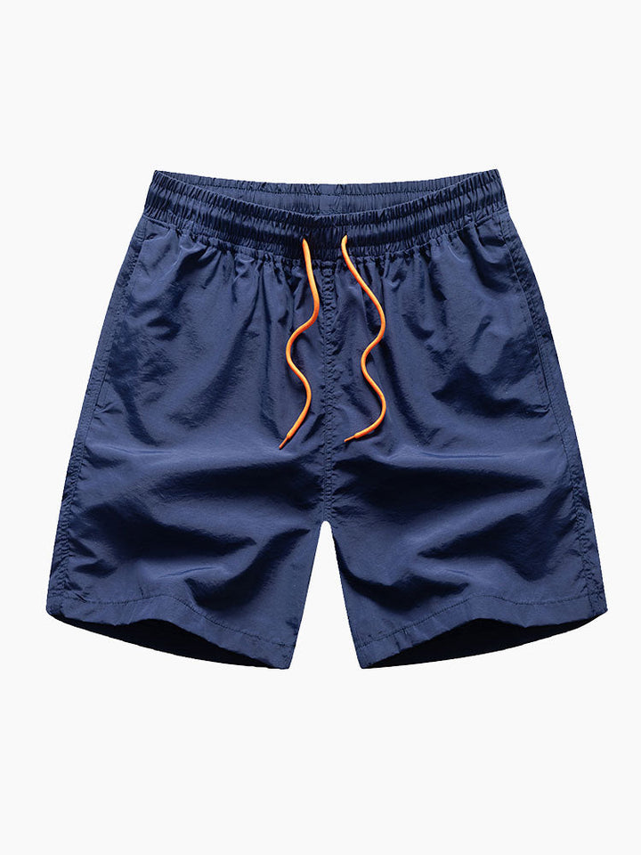 Island Sailing Print Button-Up Shirt & Swim Shorts