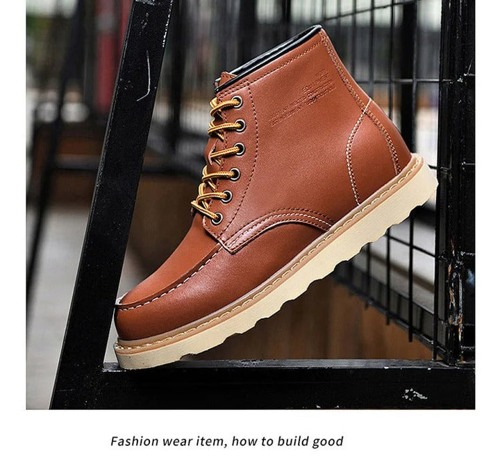 PAUL |  Boots With Wool lining +2Inches +3Inches +4Inches