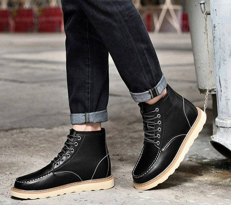 PAUL |  Boots With Wool lining +2Inches +3Inches +4Inches