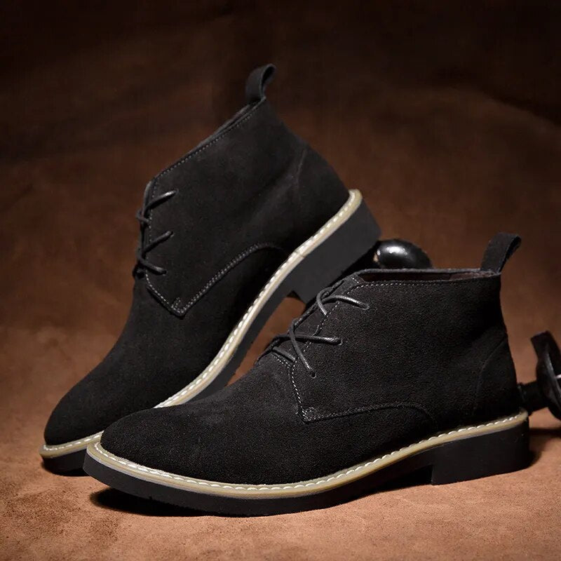 MADRID | Elevator-Suede-Shoe +2.4 Inches