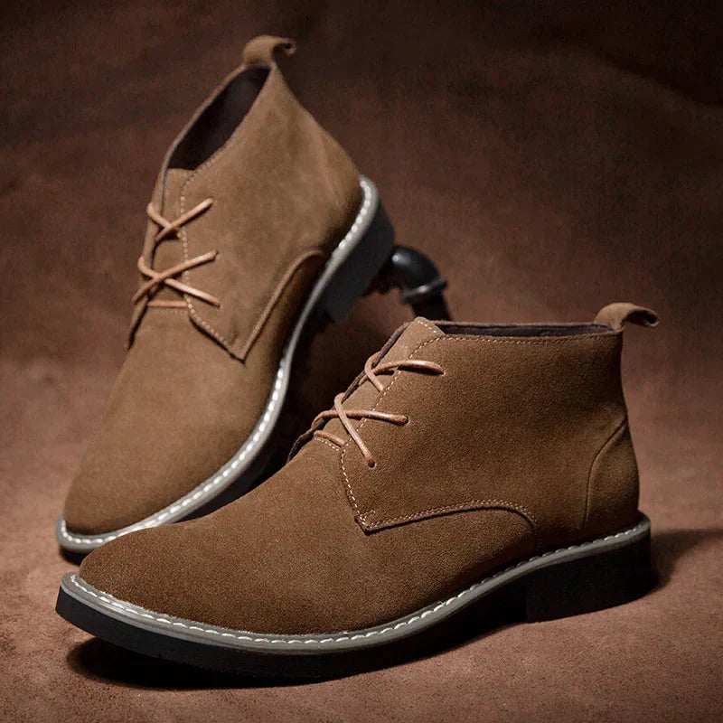 MADRID | Elevator-Suede-Shoe +2.4 Inches
