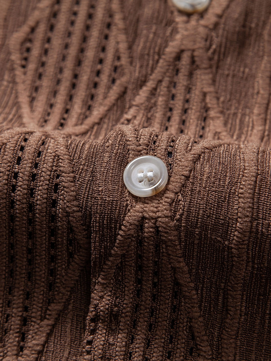 Geometric Jacquard Cuban Shirt Success