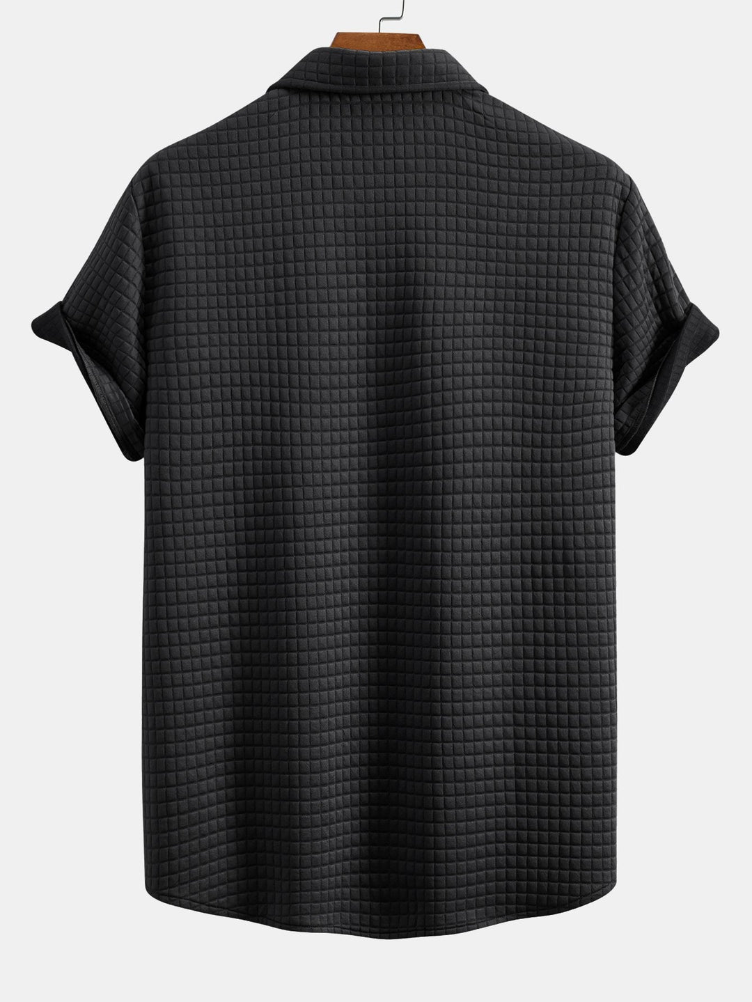 Short Sleeve Waffle Shirt & Drawstring Waffle Joggers