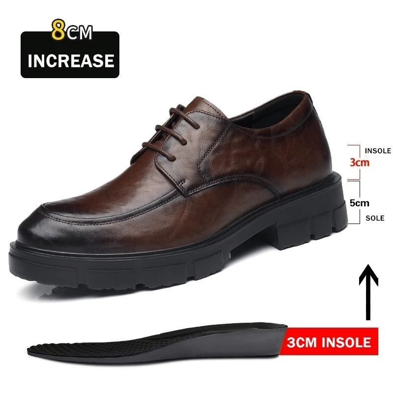 FERDI Dress Elevator Shoes +3Inches +4Inches
